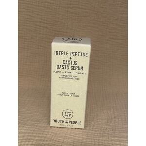 Youth To The People | Skincare | Blue Triple Peptide Cactus Oasis Serum Oz  | Poshmark